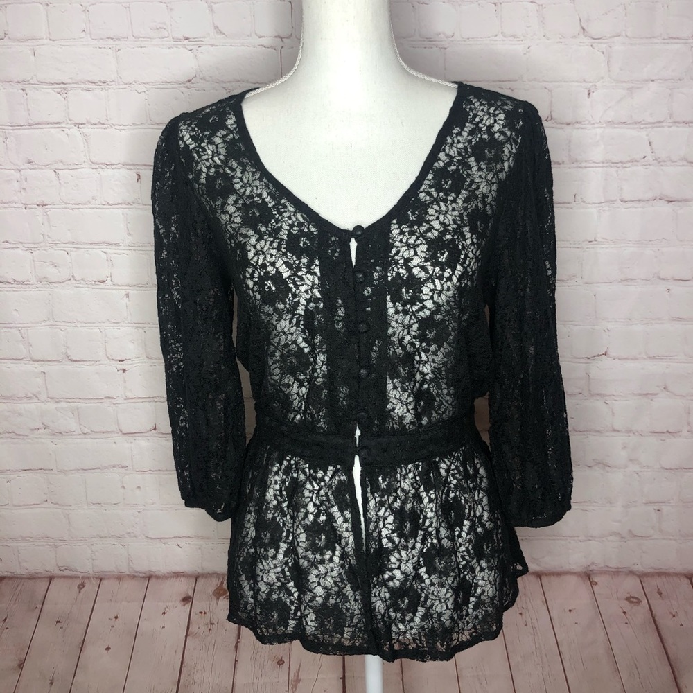 Anthropologie Adiva Lace Blouse~ Med